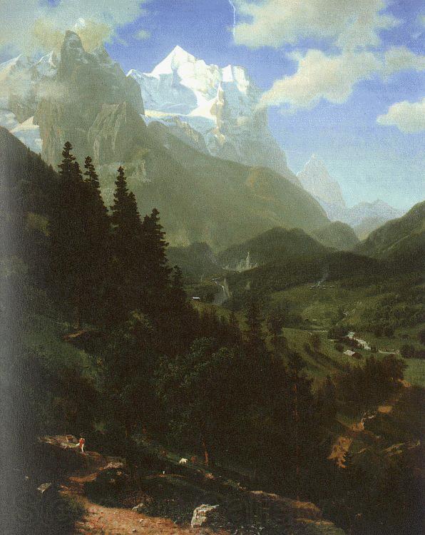 Albert Bierstadt The Wetterhorn France oil painting art